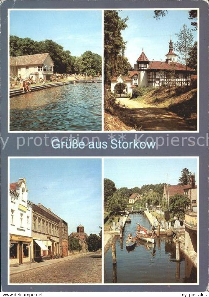 72337109 Storkow Mark Strandbad Storkower See Ingenieurschule Binnenfischerei Ma - Storkow