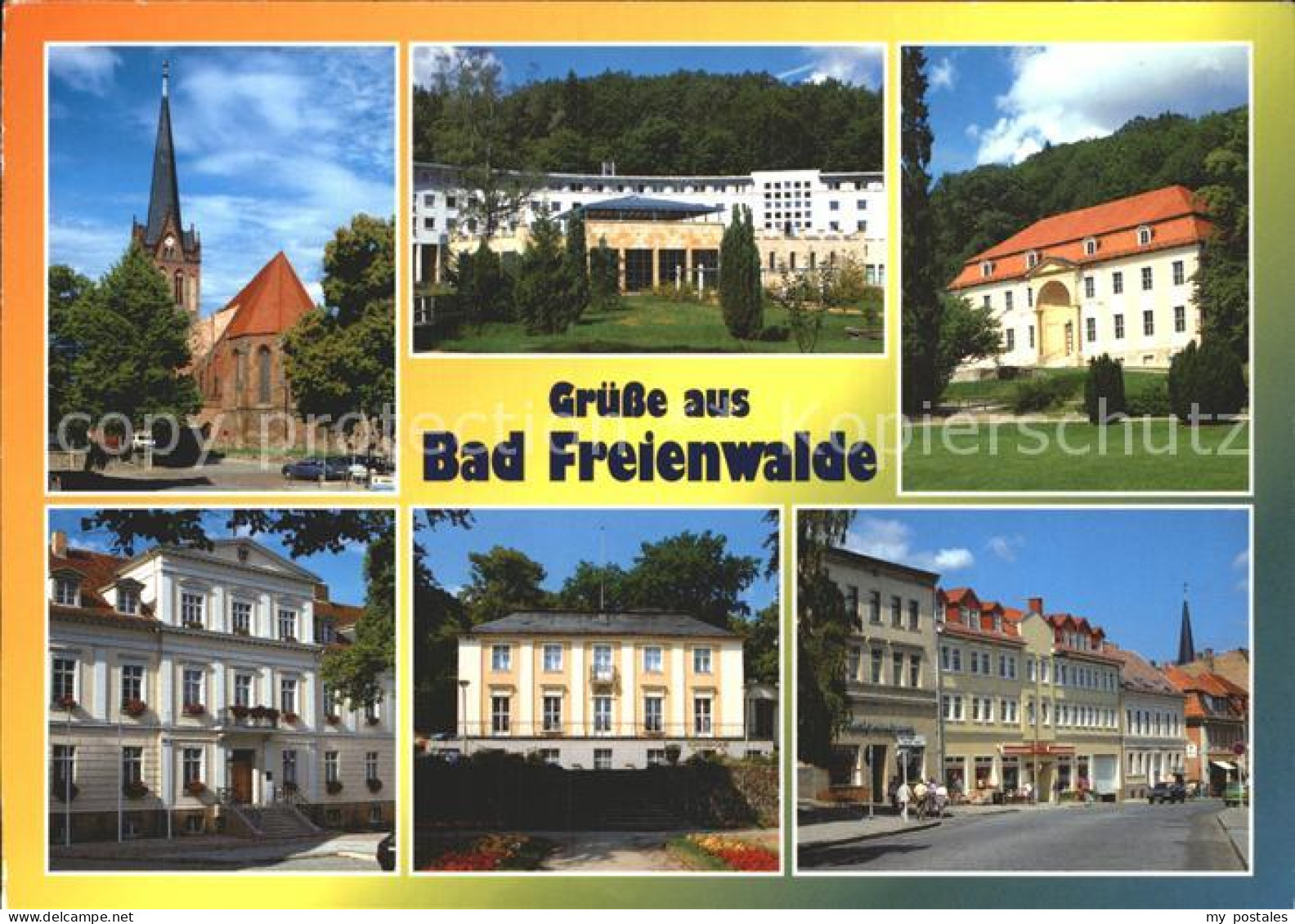 72337088 Bad Freienwalde Teilansichten Kurort Kirche Bad Freienwalde - Bad Freienwalde