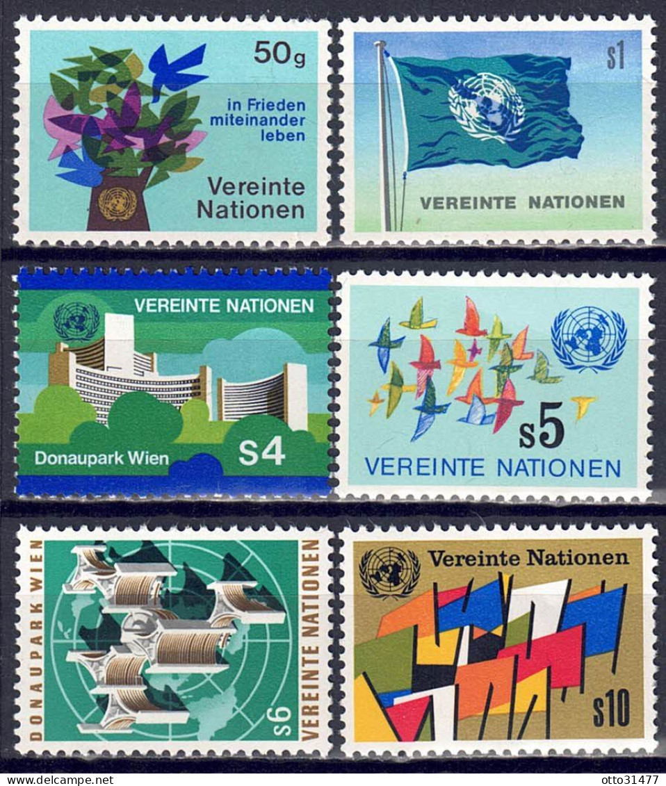 UNO Wien 1979 - Jahrgang Mit Nr. 1 - 6, Postfrisch ** / MNH - Ongebruikt