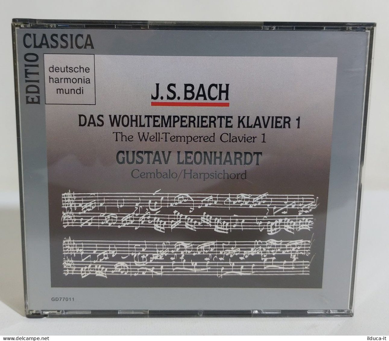 33457 Doppio CD - G Leonhardt - J. S. Bach - Das Wohltemperierte Klavier 1 - Opera / Operette