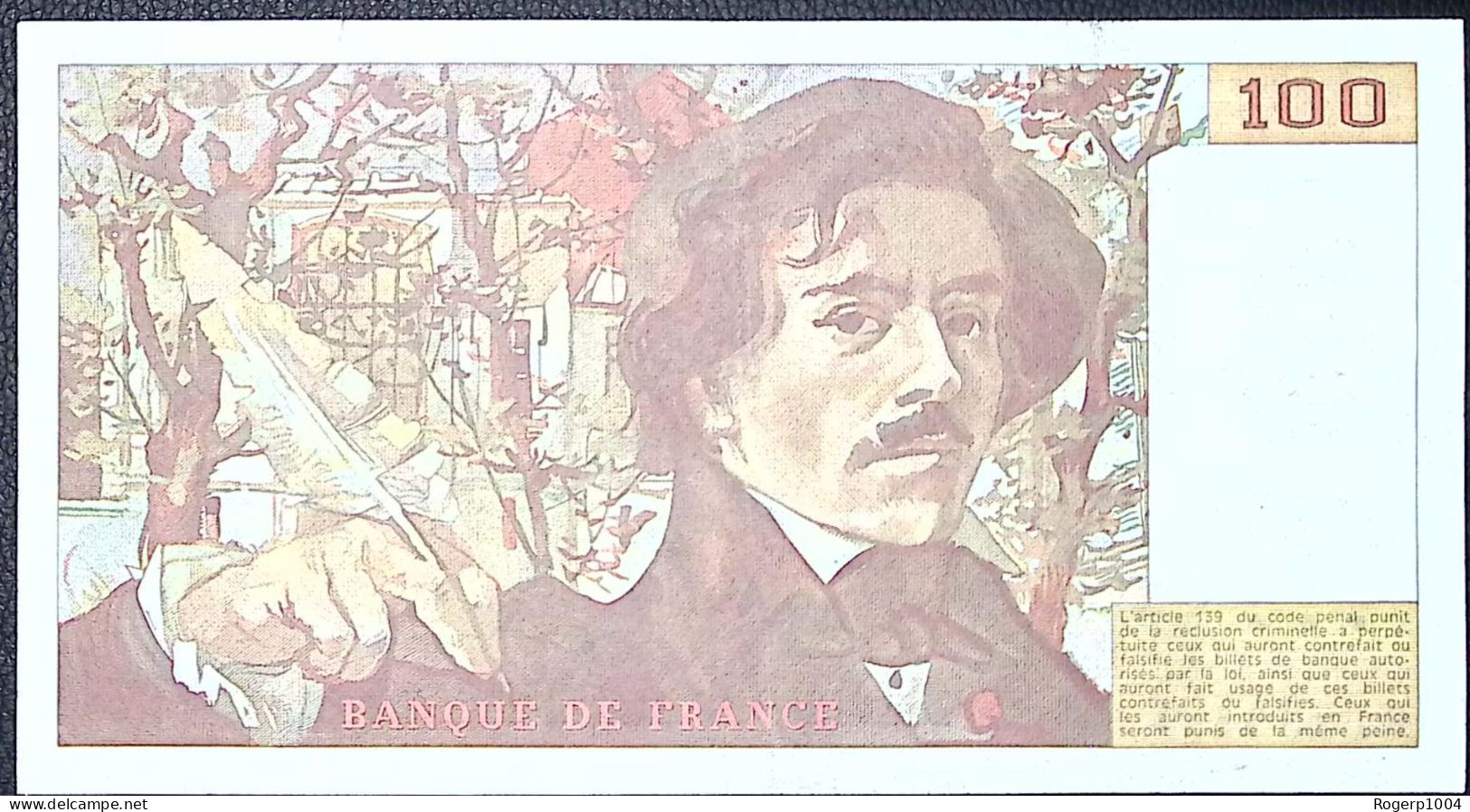 FRANCE * 100 Francs * Delacroix * 1984 * Fay 69.08a * Etat/Grade SPL/aUNC * - 100 F 1978-1995 ''Delacroix''