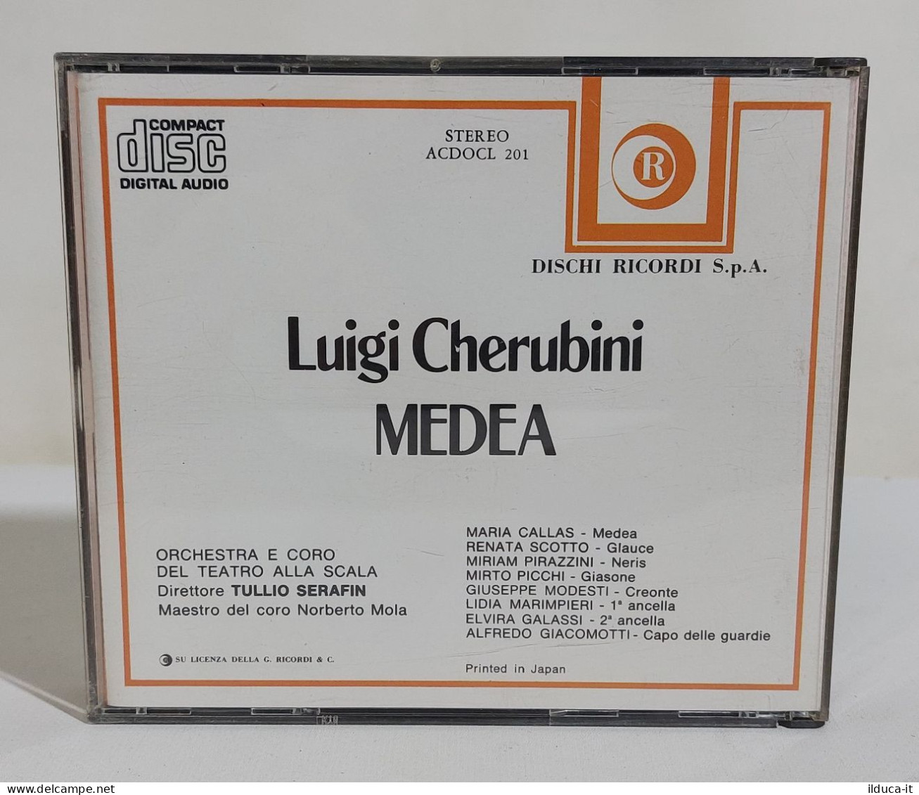 33468 Doppio CD - Luigi Cherubini, Maria Callas - Medea - Dischi Ricordi 1984 - Opéra & Opérette