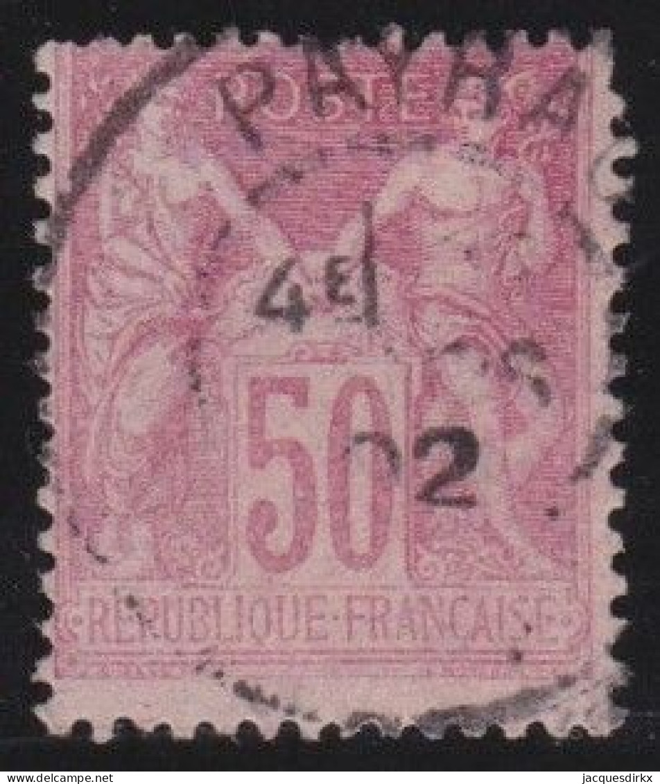 France  .  Y&T   .    104  (2 Scans)       .     O      .     Oblitéré - 1898-1900 Sage (Type III)