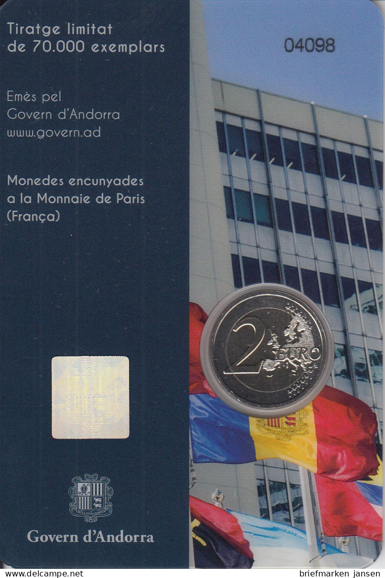 Andorra 2023, 2 €, UNO Beitritt - Andorra
