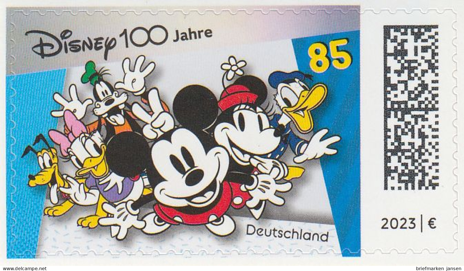 D,Bund Mi.Nr. 3756, Walt Disney: Pluto, Daisy Duck, Goofy, Micky Maus, - Sonstige & Ohne Zuordnung