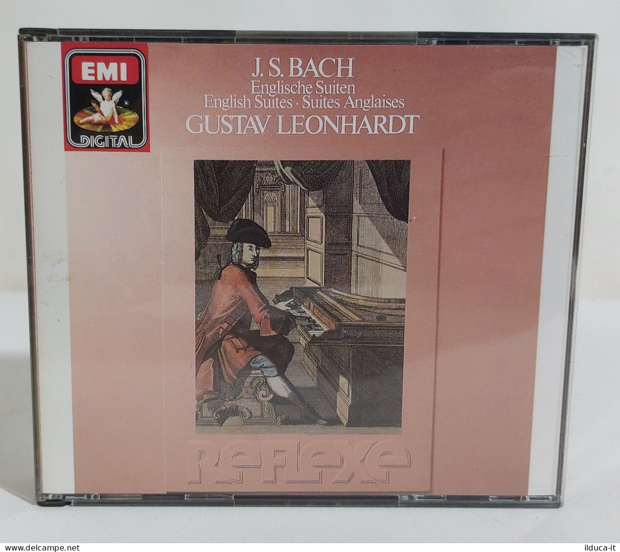 33487 Doppio CD - Gustav Leonhardt - J. S. Bach; Englische Suiten - Angel 1985 - Opera