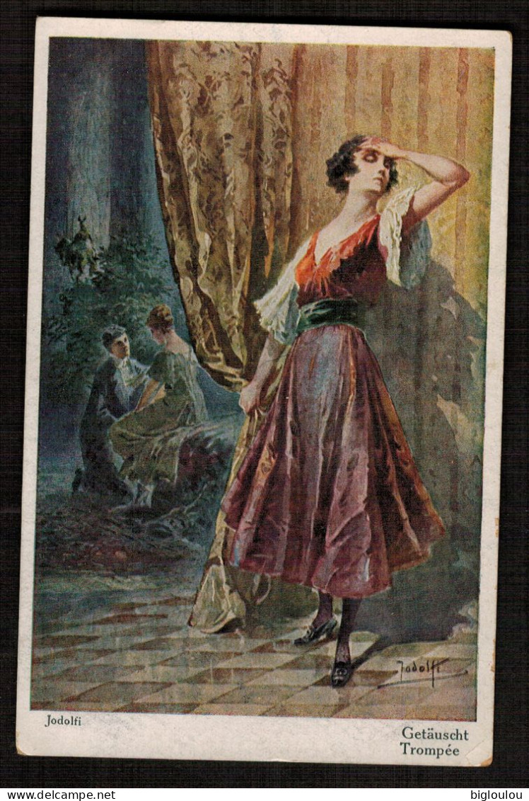 Illustration De JODOLFI - La Femme Trompée - Adolf 'Jodolfi'