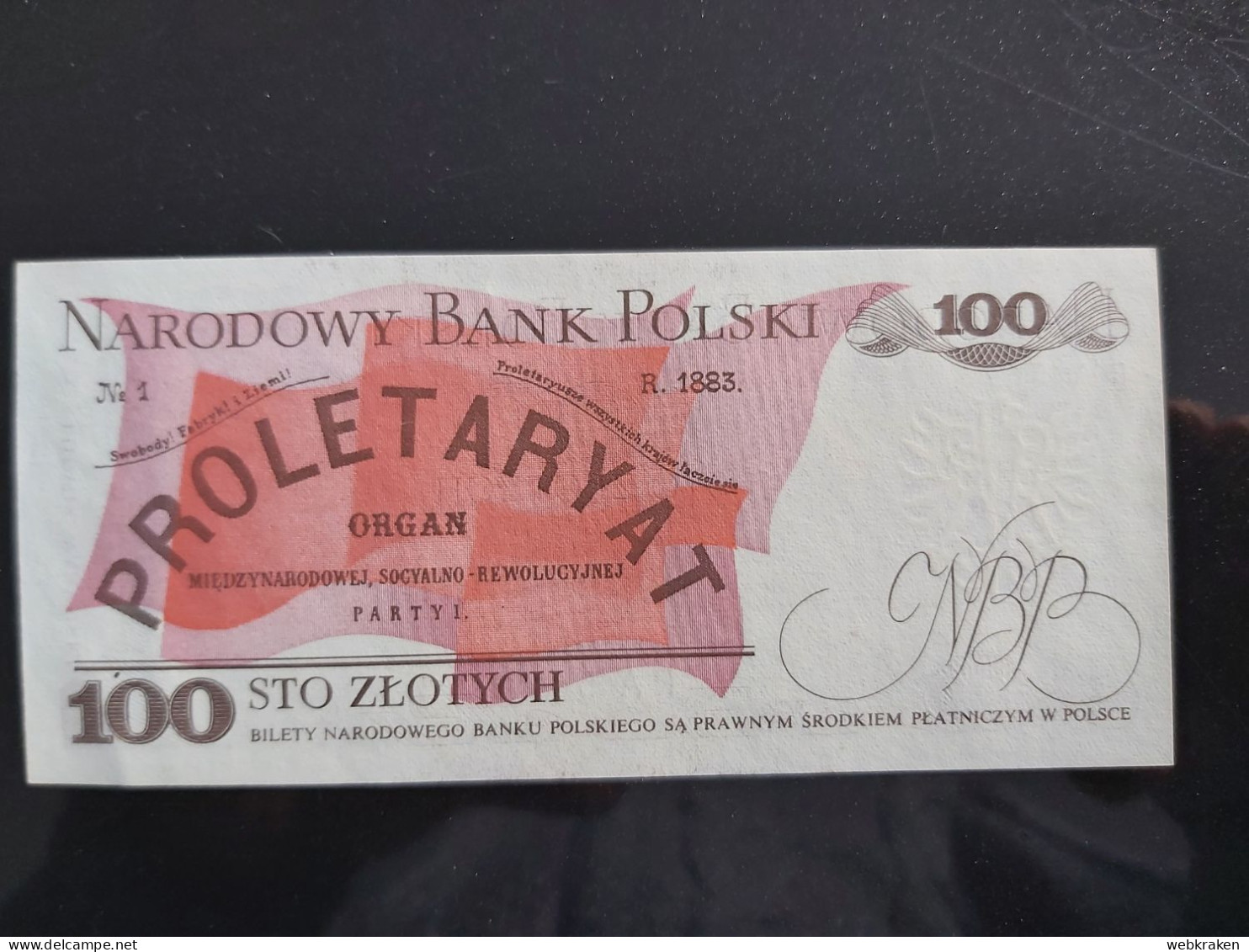 Poland Polonia BANCONOTA DA 100 Zlotych 1988 COME DA FOTO - Sonstige & Ohne Zuordnung