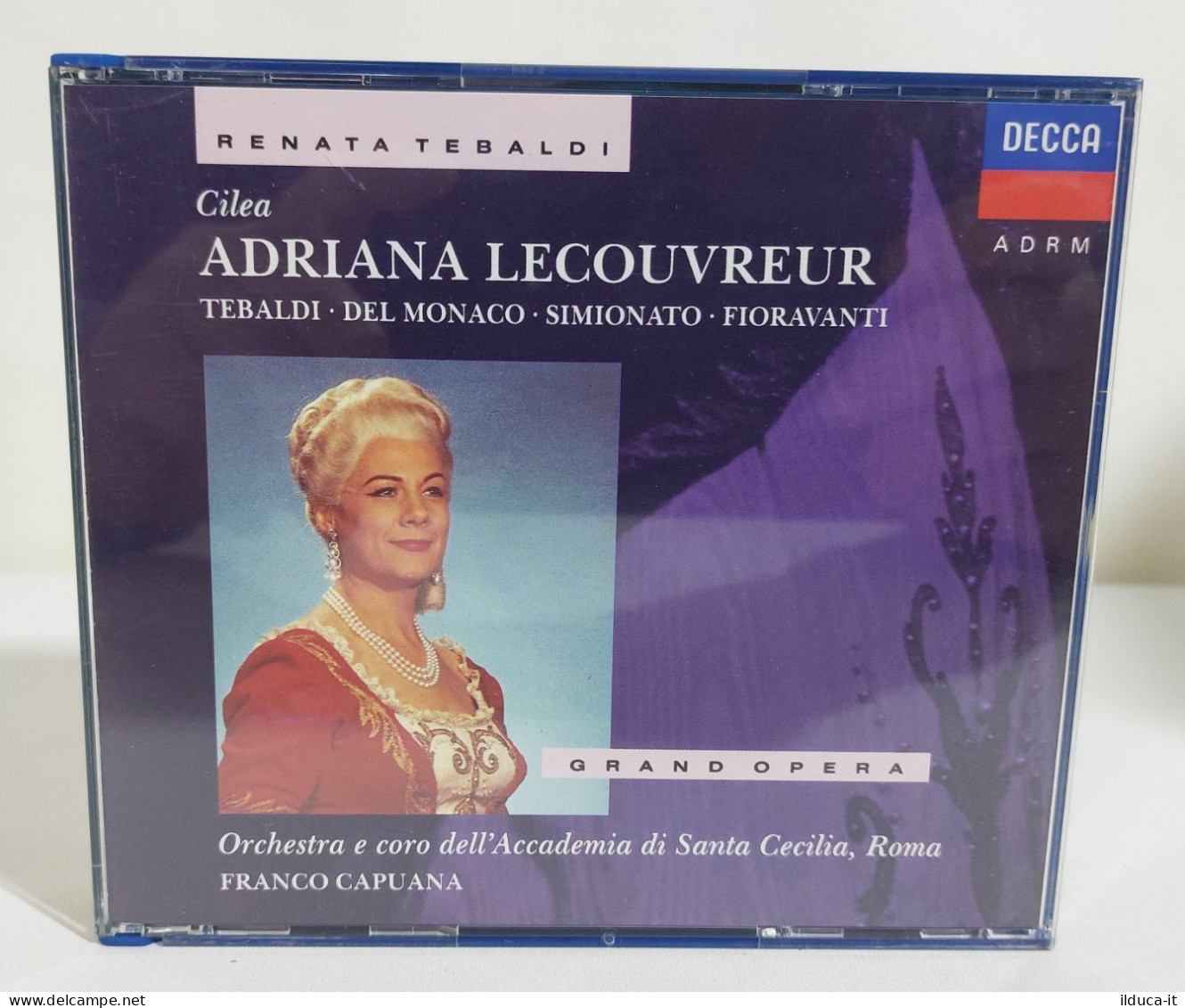 33501 Doppio CD - Cilea Tebaldi Del Monaco - Adriana Lecouvreur - DECCA 1991 - Opera