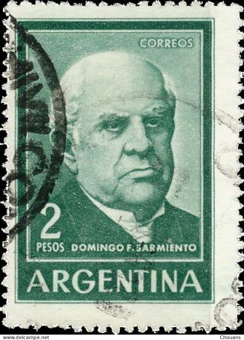 Argentine 1963. ~ YT 662 - Domingo F. Sarmiento - Oblitérés