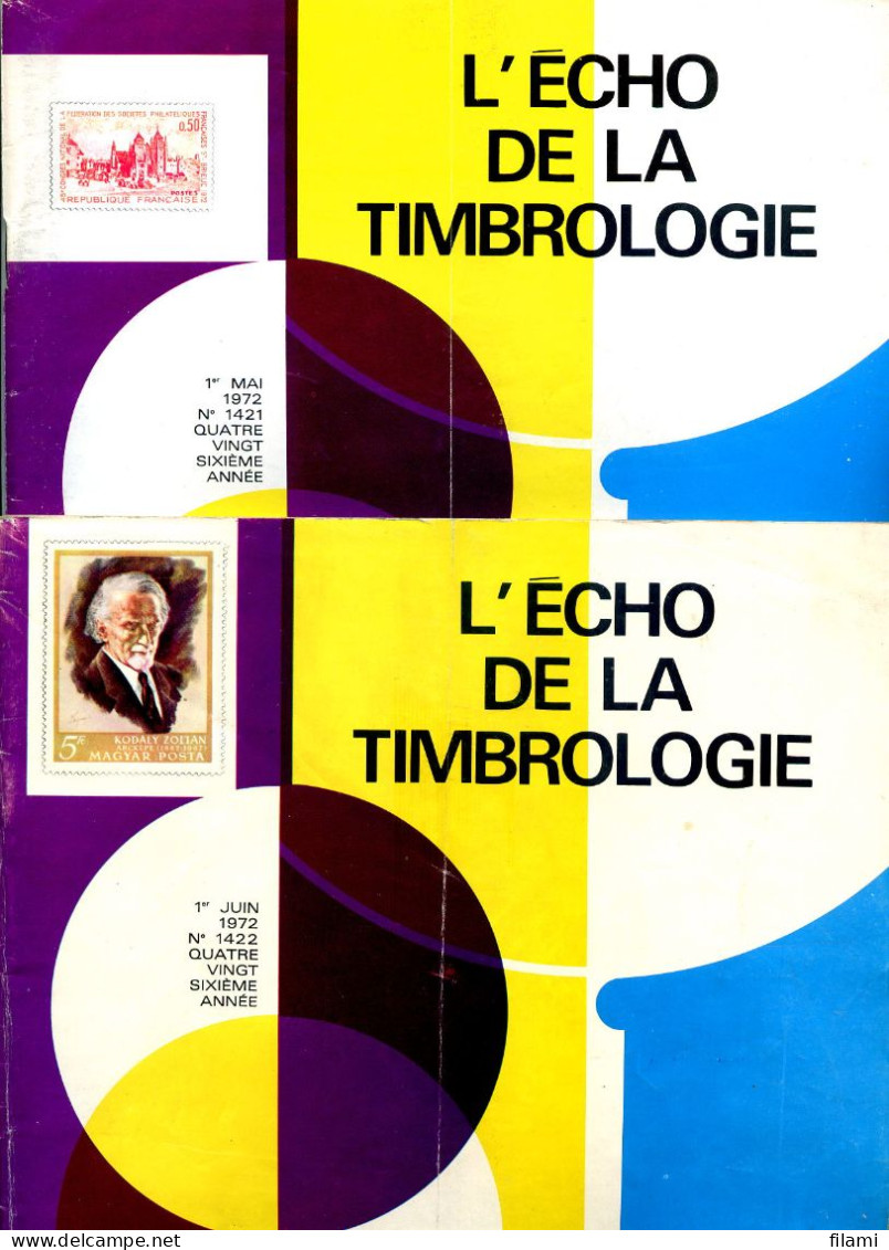 L'écho De La Timbrologie,Semeuse 25c,15c,Algerie,Cérès Présidence,Italie Falsification,Sperati,Bordeaux 1870,annulé - Francés (hasta 1940)