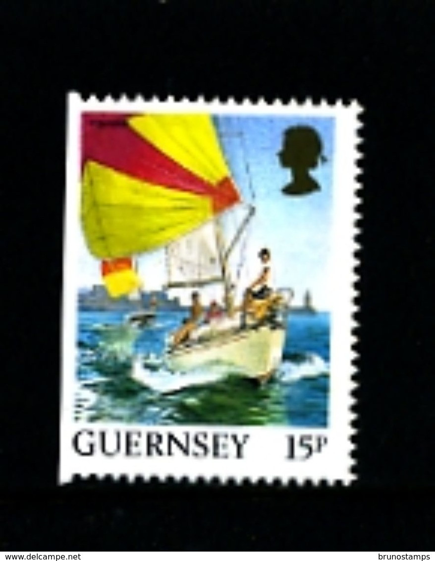 GUERNSEY - 1985  VIEWS  15p  EX BOOKLET  IMPERF  LEFT  MINT NH - Guernesey