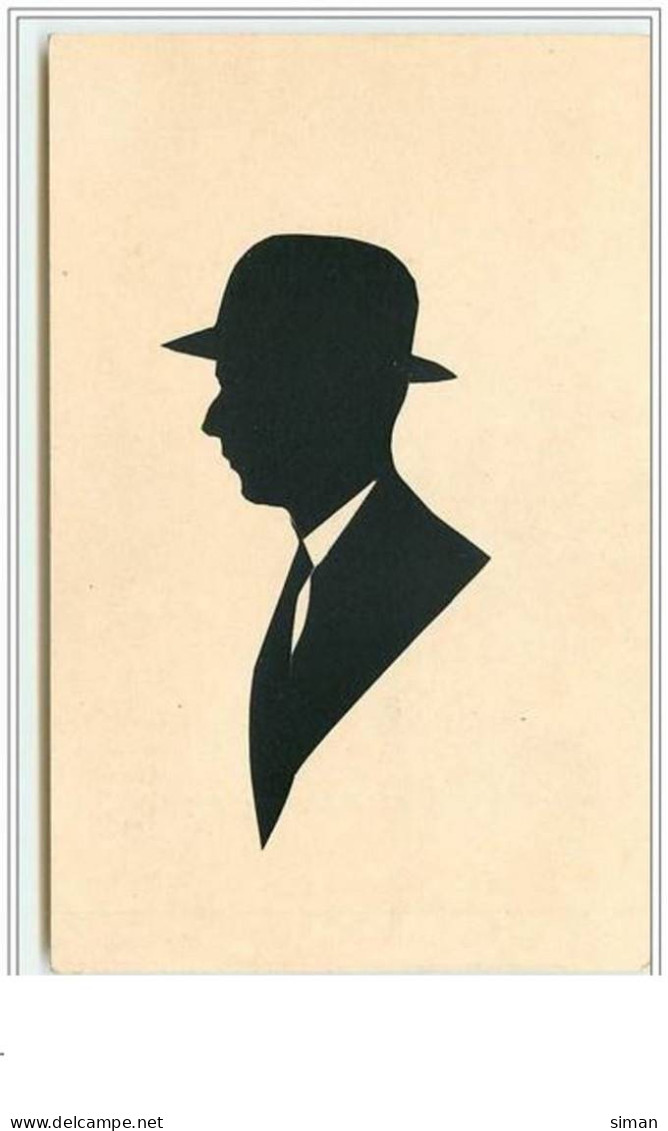 N°4661 - Silhouette - Homme Et Chapeau - Silhouettes