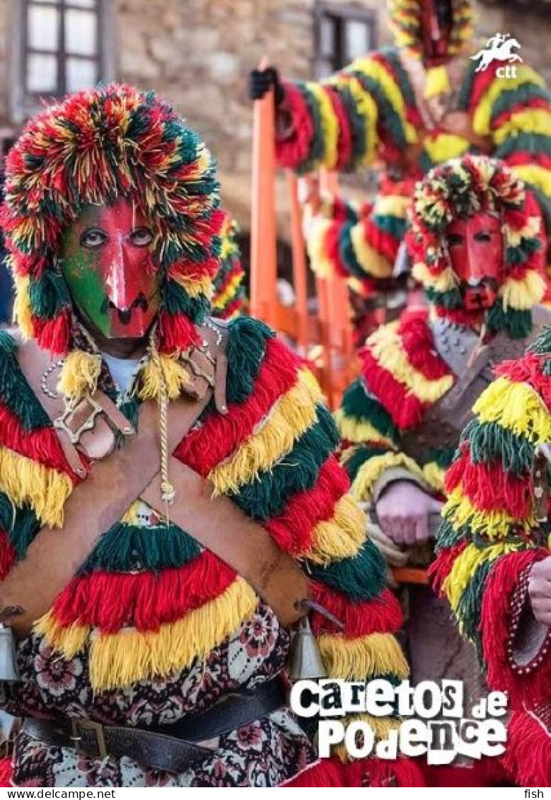 Portugal & PGSB A Festa De Carnaval Dos Caretos De Podence 2024 (68876) - Markenheftchen