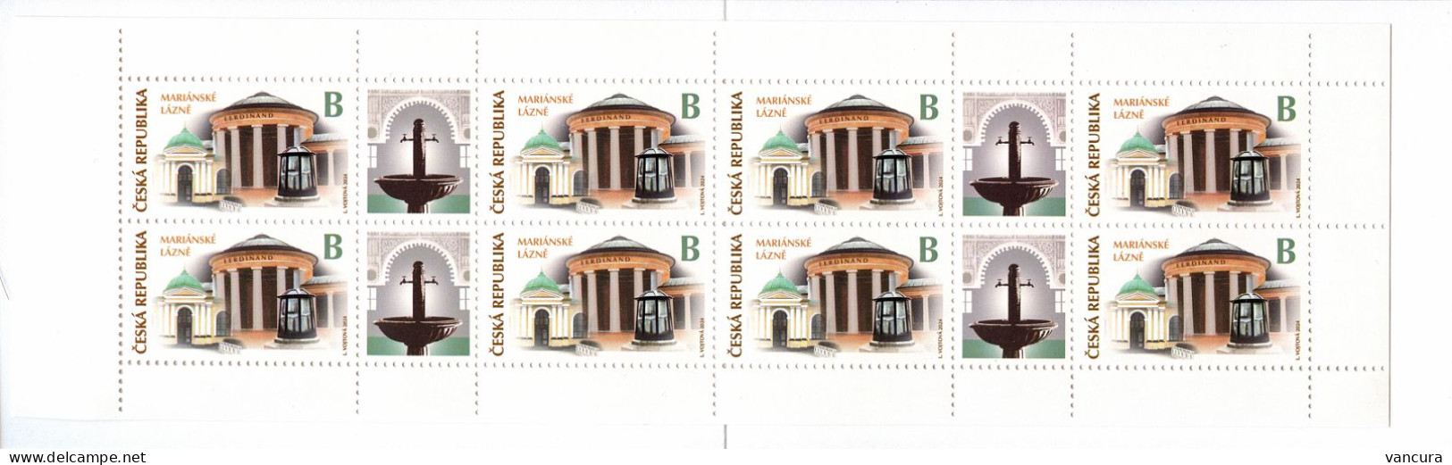 **booklet  1250 Czech Republic  Frantiskovy Lazne 2024 Marienbad - Neufs