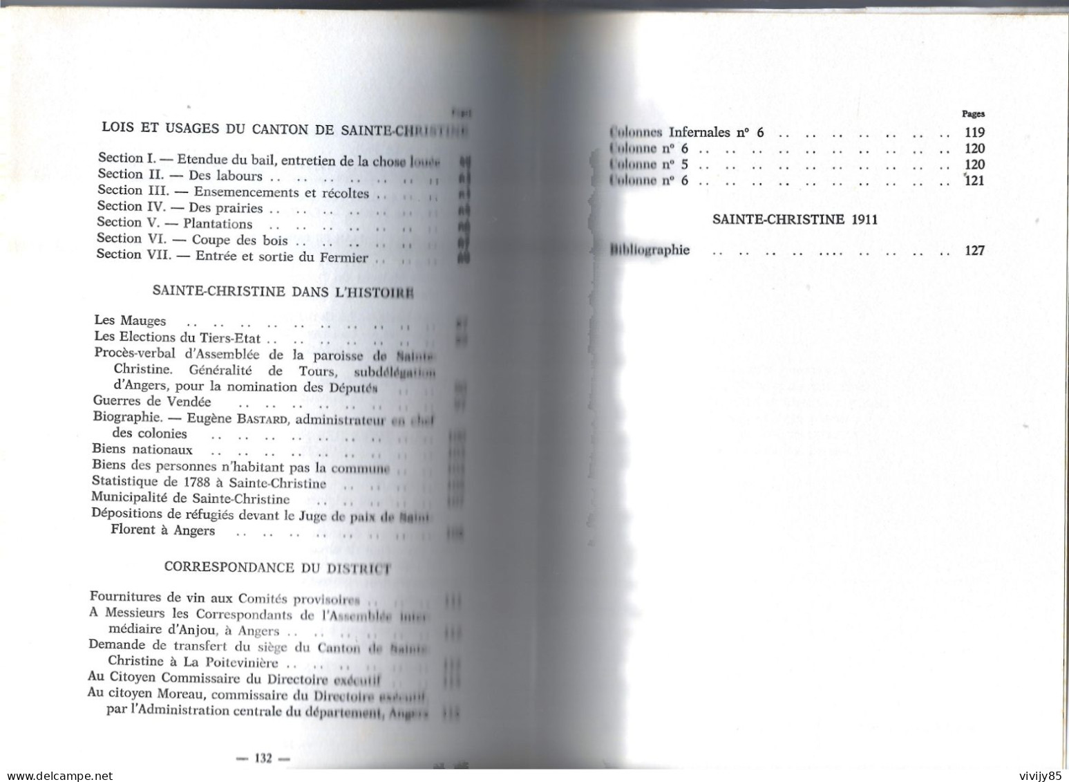 49 - Beau live de 132 pages " Histoire de SAINTE CHRISTINE " par D. Couffon