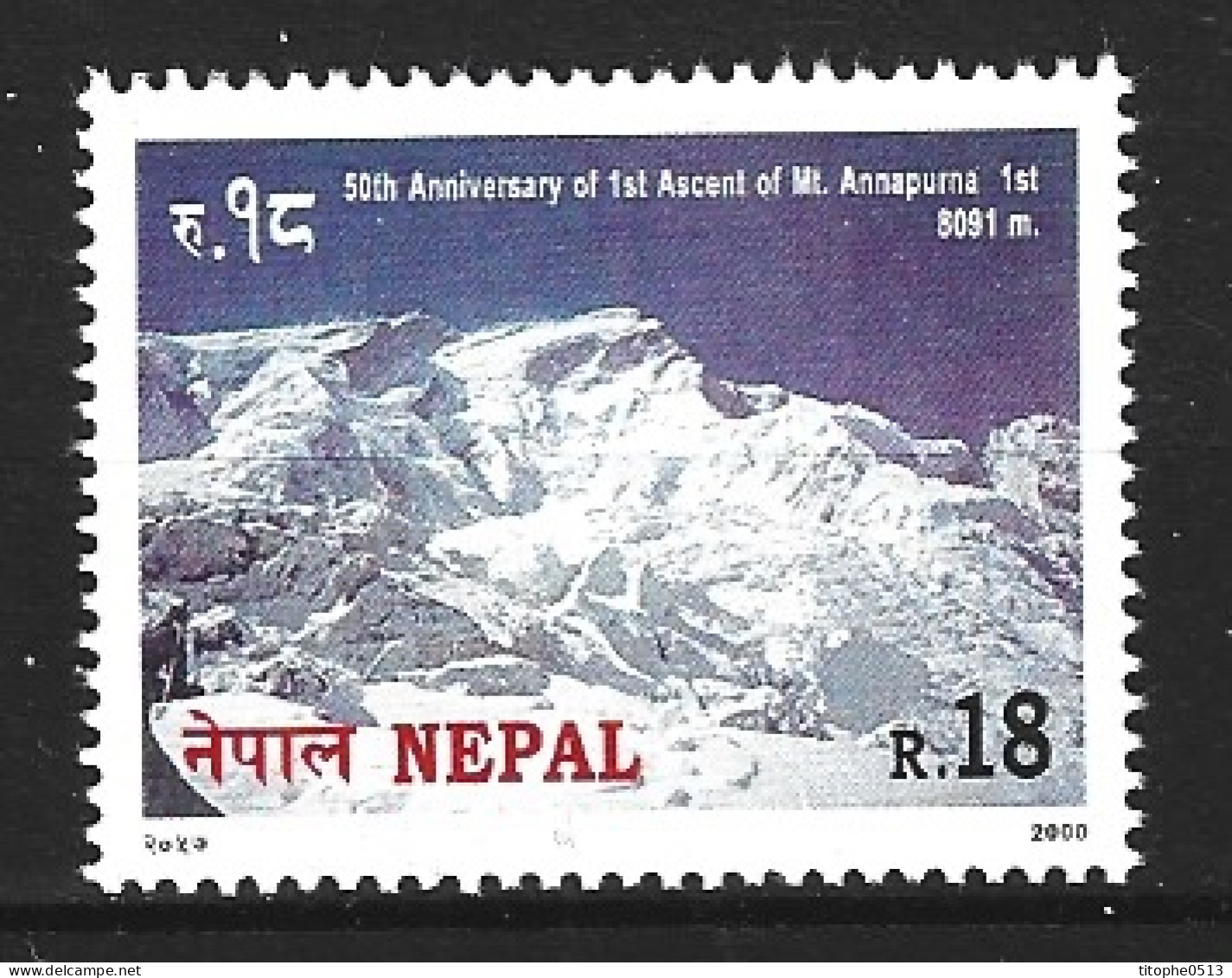NEPAL. N°676 De 2000. Ascension De L'Annapurna. - Bergsteigen