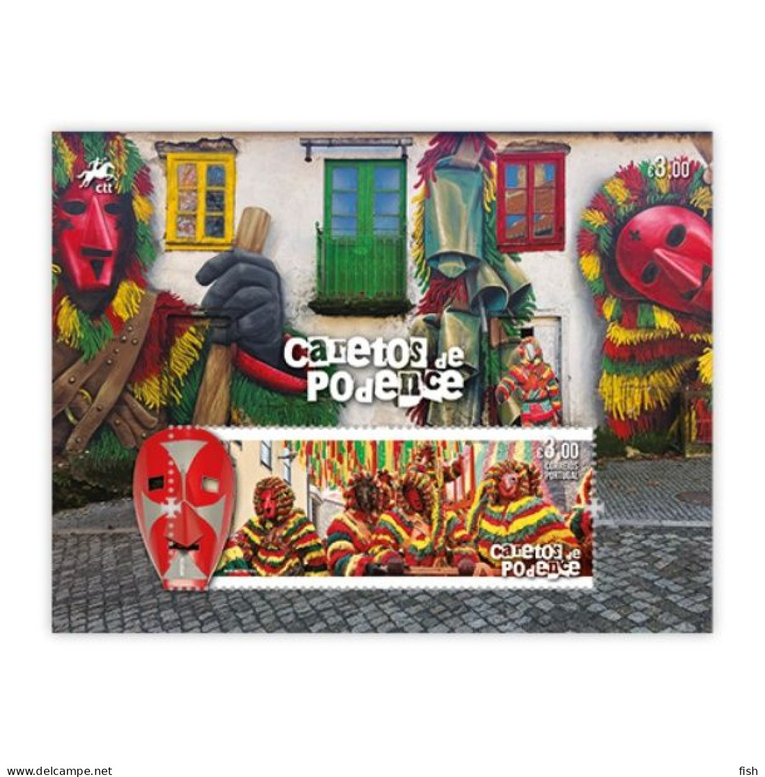 Portugal ** &The Caretos De Podence Carnival Party 2024 (68876) - Carnevale