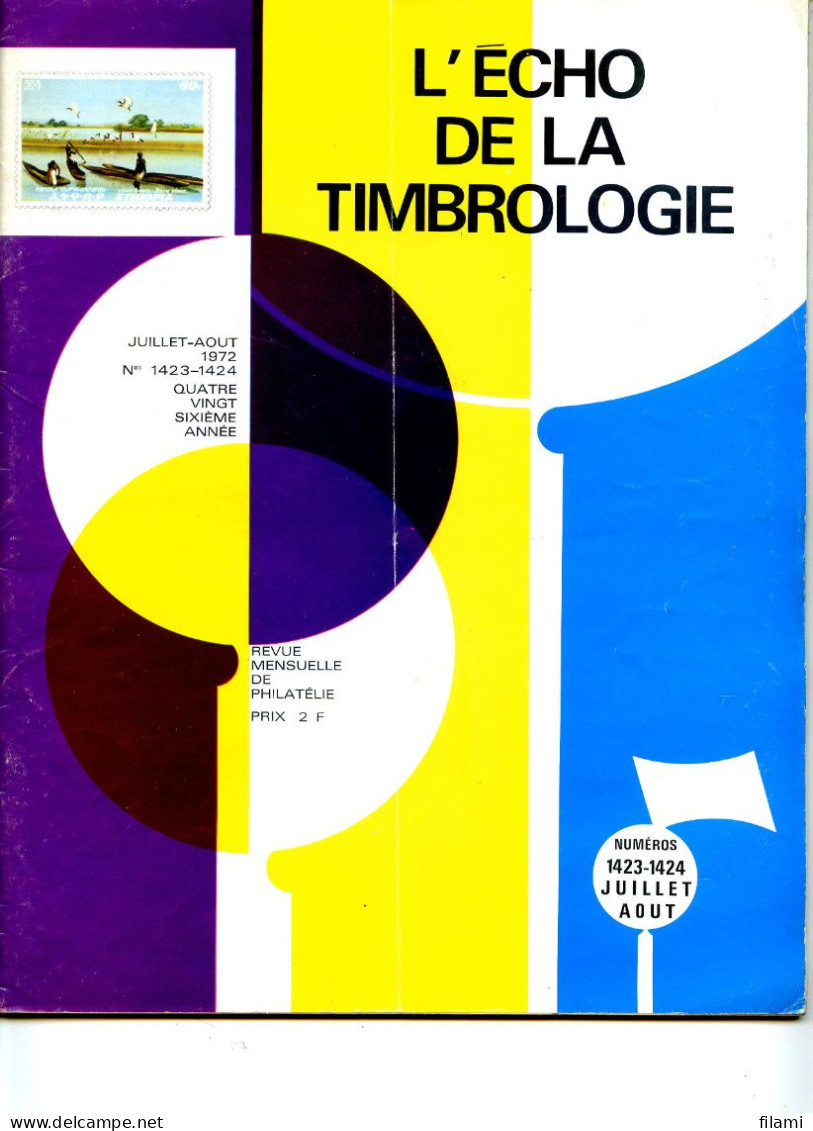 L'écho De La Timbrologie,poste Navale 1943-63,Créte 1900,faux Sperati 5F,Algerie 1959-62,carnet A Plat,pionnier Aviation - Francés (hasta 1940)