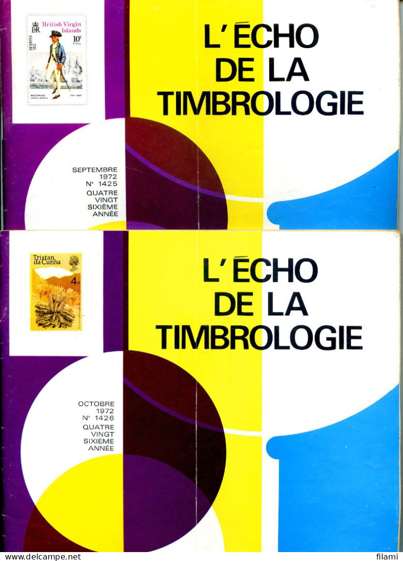 L'écho De La Timbrologie,poste Navale 1943-63,Créte 1900,faux Sperati 5F,Algerie 1959-62,carnet A Plat,pionnier Aviation - Francés (hasta 1940)