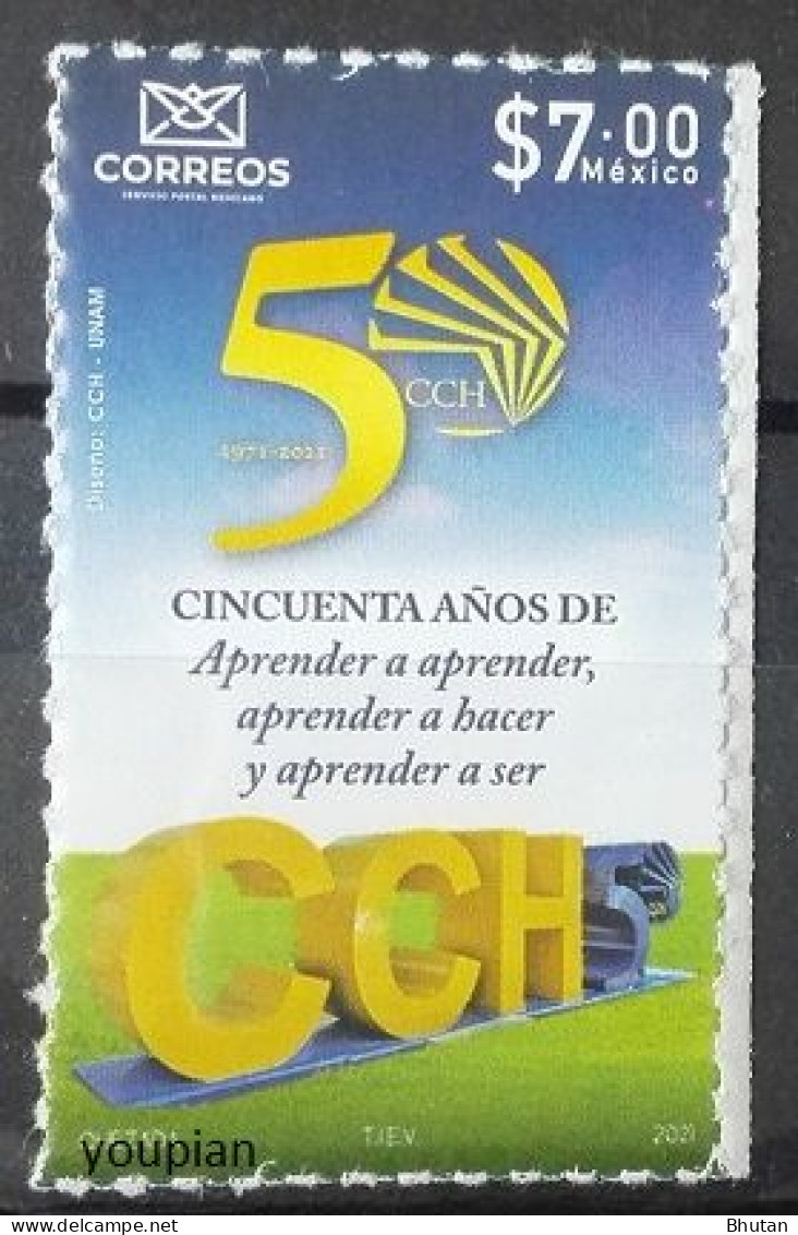 Mexico 2021, 50th Anniversary Of CCH, MNH Single Stamp - Mexico