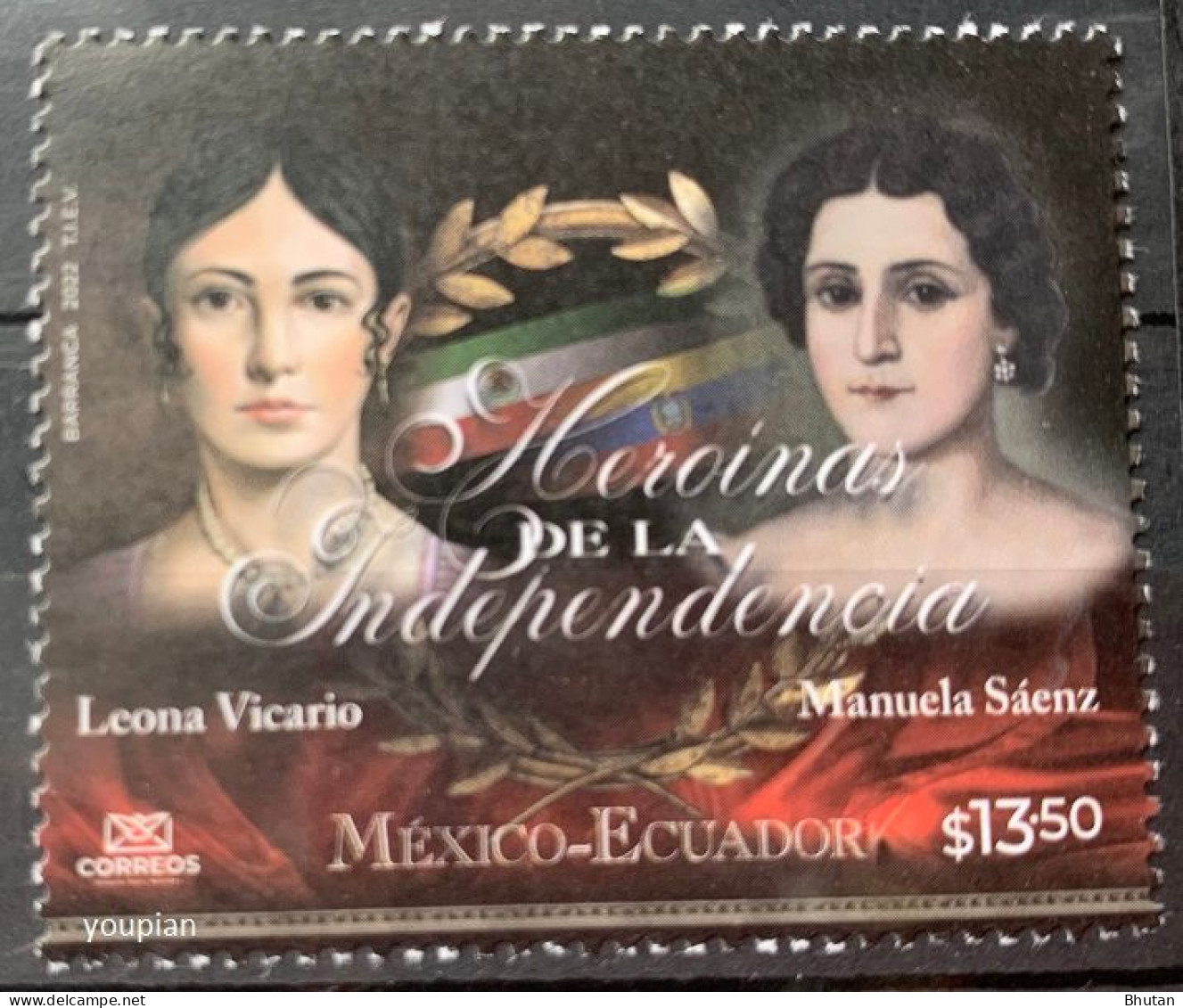 Mexico 2022, Heroes Of The Independence, MNH Single Stamp - Mexico