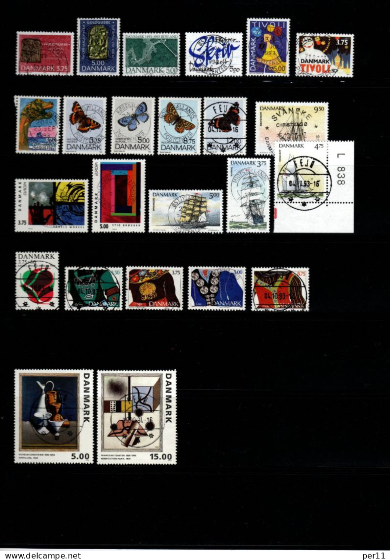 1993 Denmark Nice Used/gest (dk1993) - Used Stamps