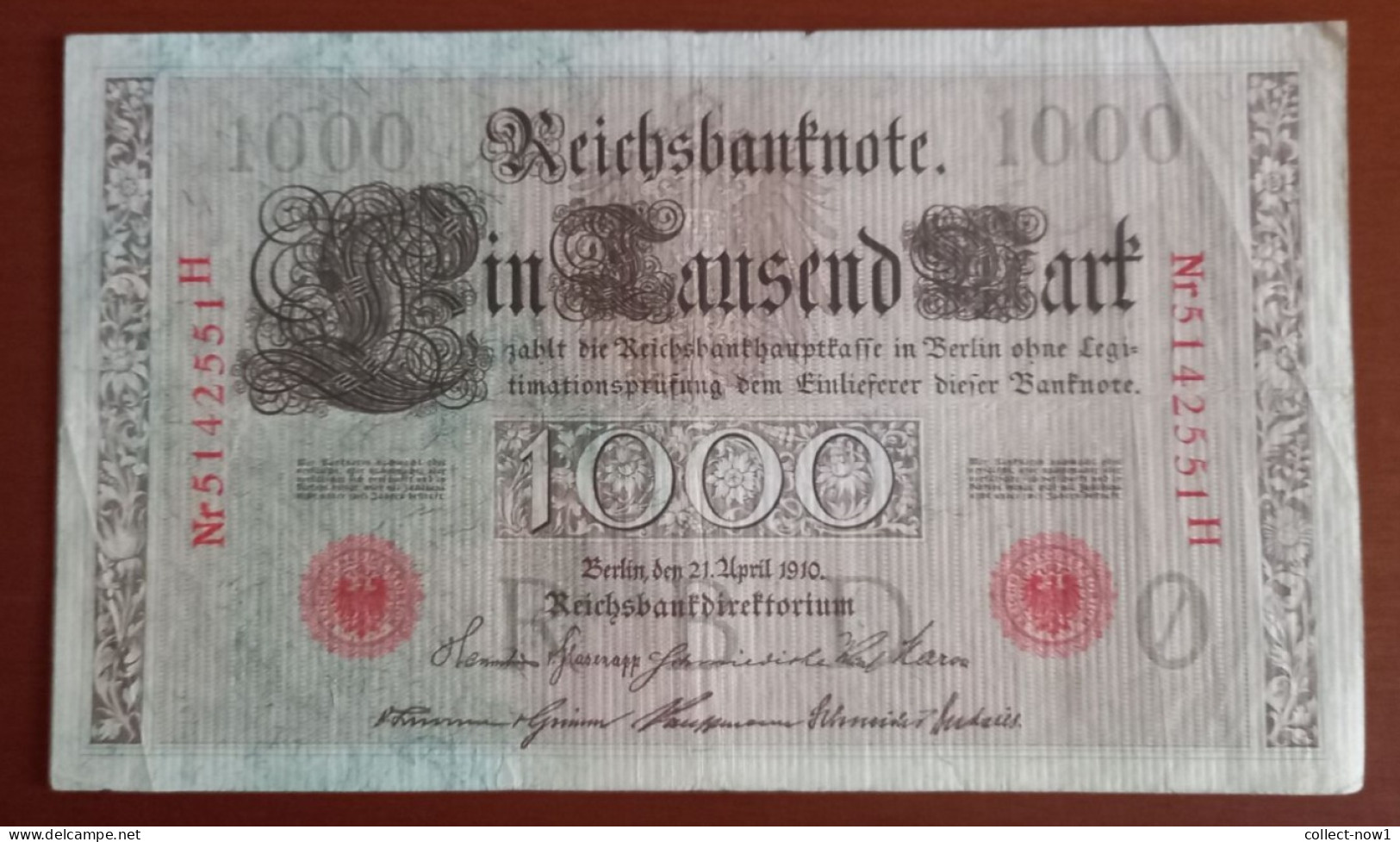 #1   ALLEMAGNE - DEUTSCHE REICH 1000 MARK  - 1910 - 1000 Mark