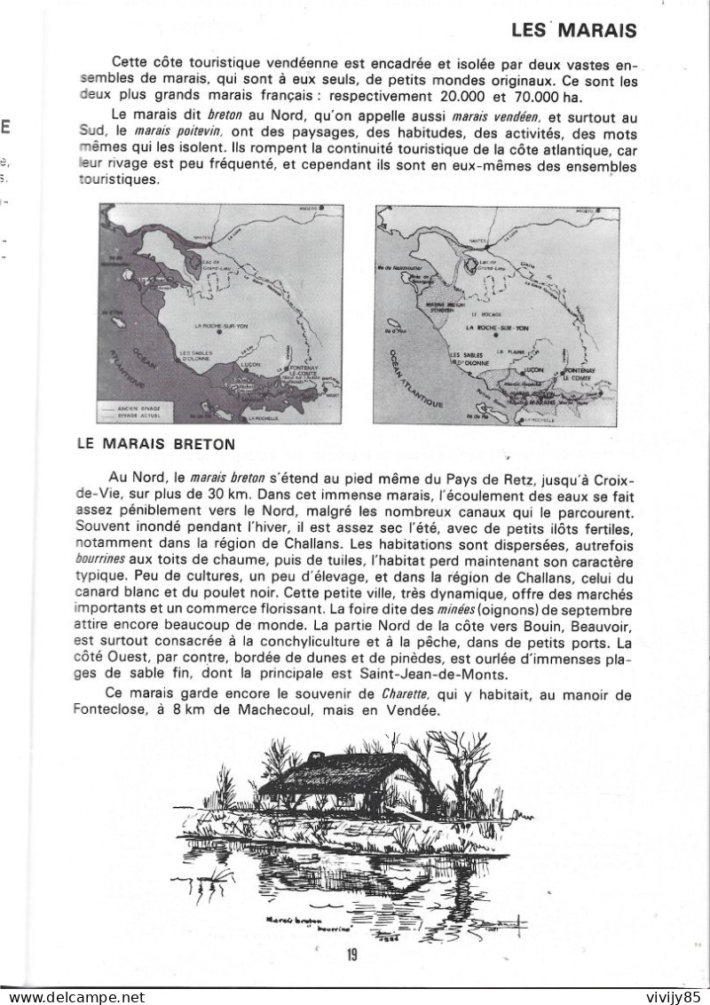 85 - Livre/plaquette Illustré De 53 Pages  " En VENDEE , La ROCHE SUR YON " - Pays De Loire