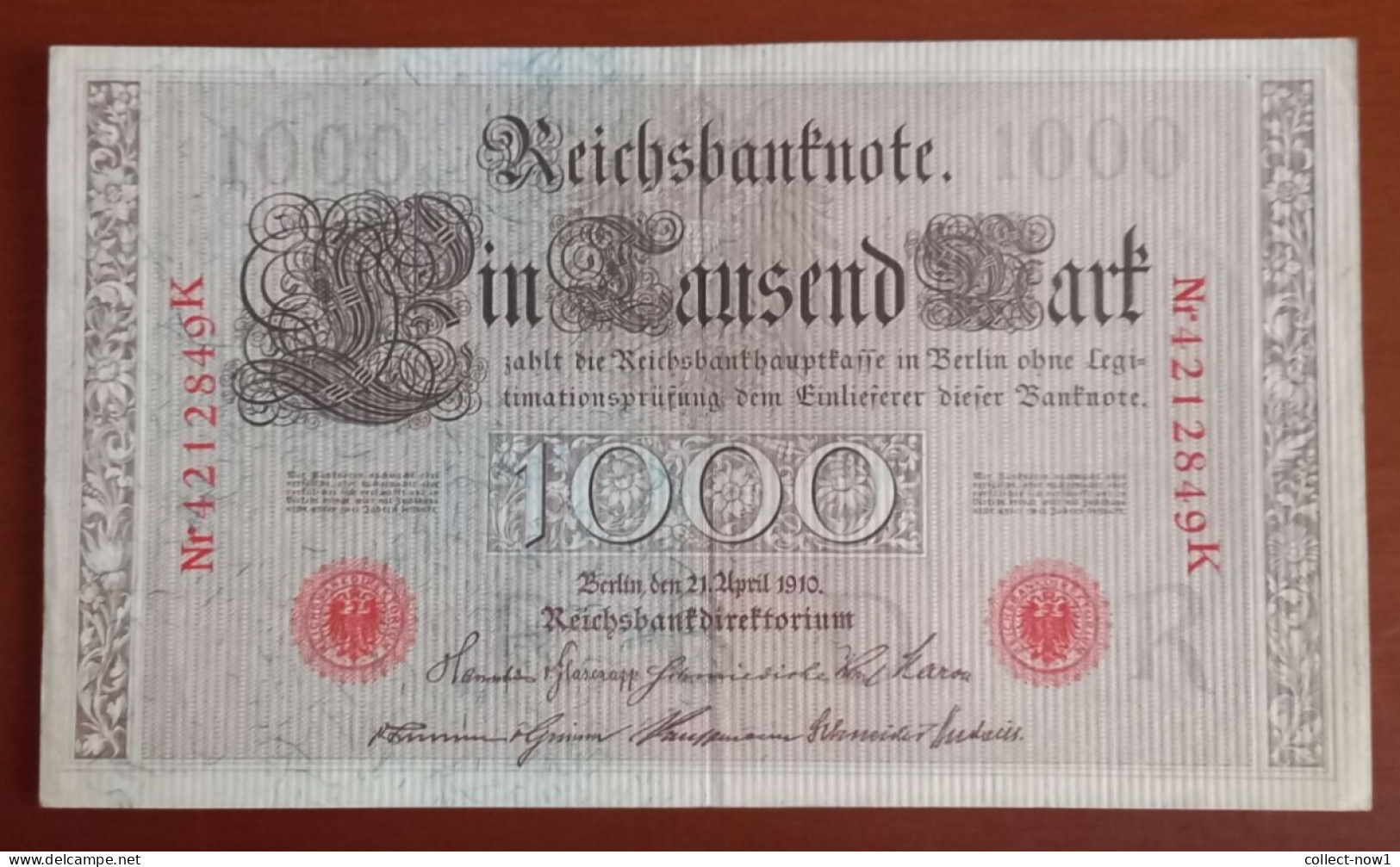 #1   ALLEMAGNE - DEUTSCHE REICH 1000 MARK  - 1910 - 1000 Mark