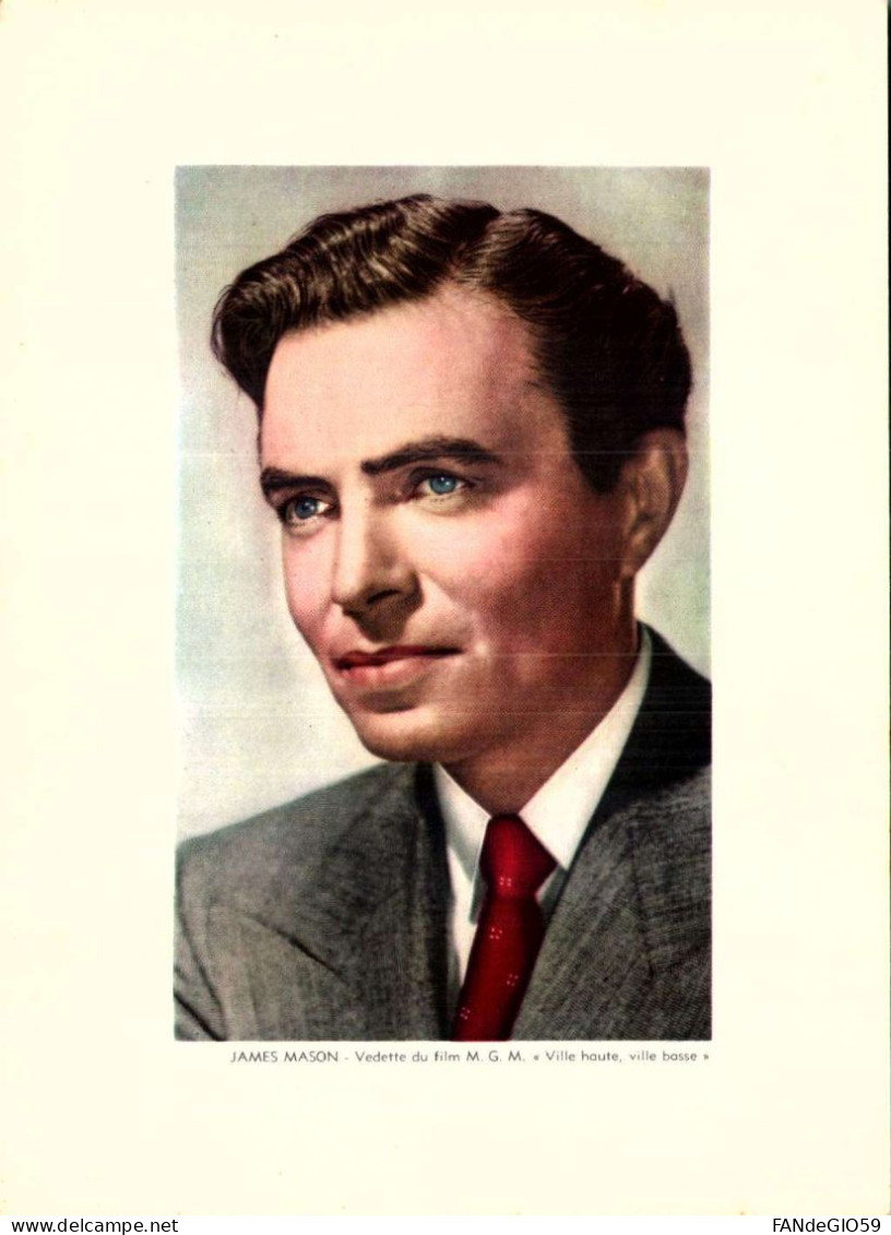 > Célébrités > Artistes  JAMES MASON      /// FORMAT  13 X18 - Künstler