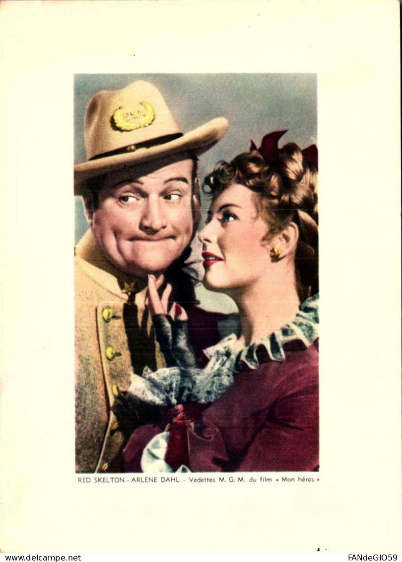 > Célébrités > Artistes    RED  SKELTON  /  ARLENE   DAHL   /// FORMAT  13 X18 - Artistas