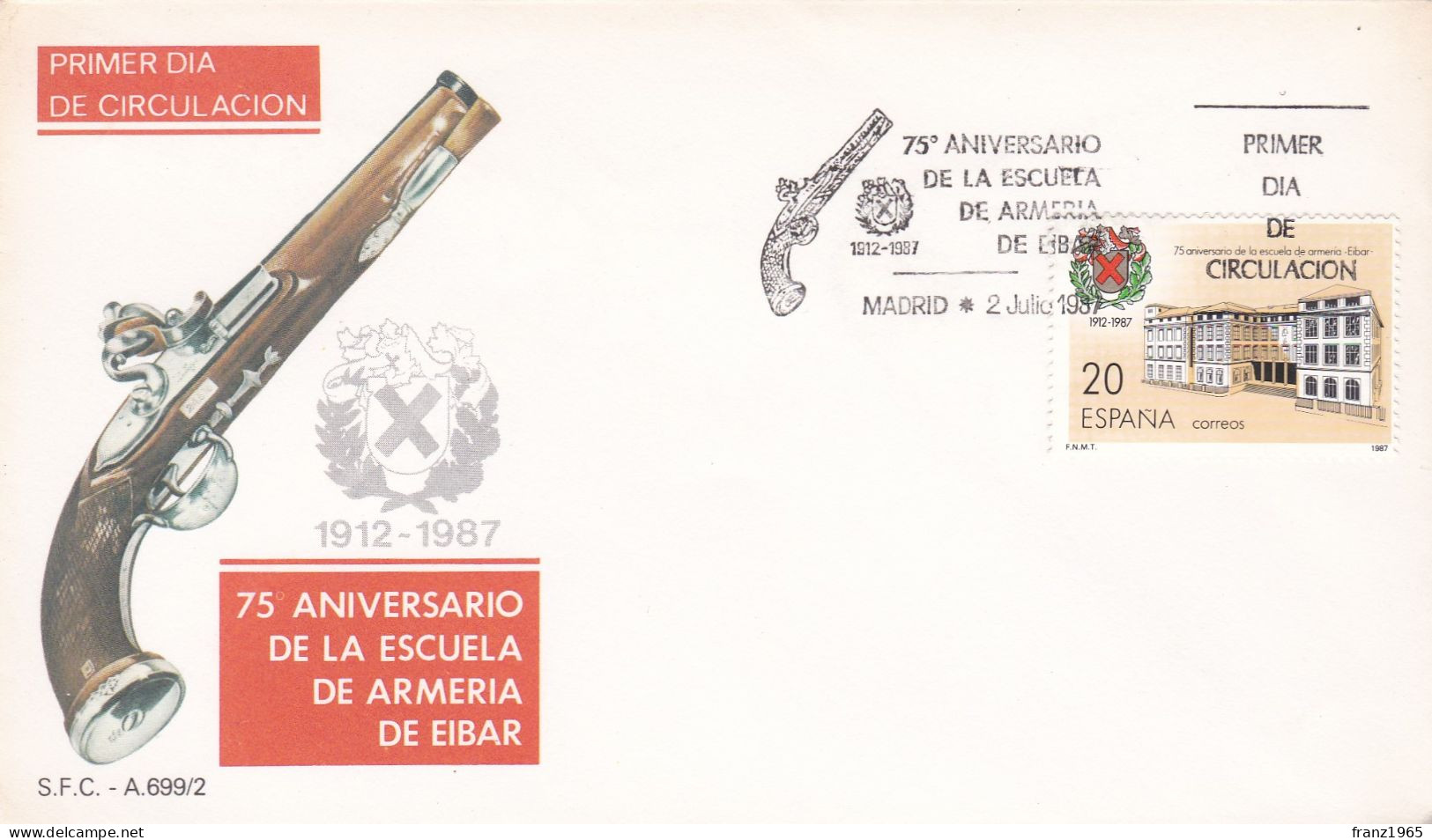 Weapons School Of Eibar - 1987 - FDC