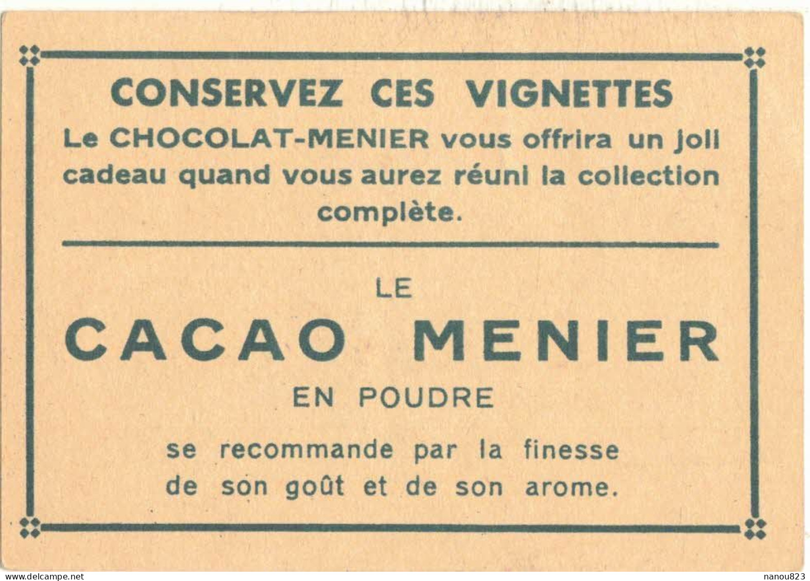 IMAGE CHROMO CHOCOLAT MENIER CACAO N 138 ESPAGNE SEVILLE L'ALCAZAR LA COUR DES DEMOISELLES TOURISME SEVILLA ARCHITECTURE - Menier