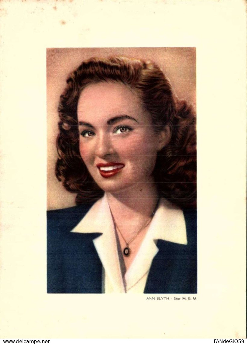 > Célébrités > Artistes  ANN  BLYTH/// FORMAT  13 X18 - Artisti