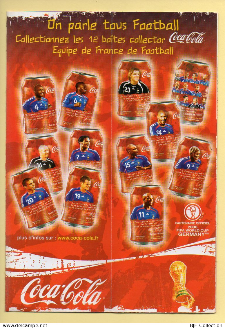 Football : Calendrier Des Matchs De La Coupe Du Monde De La FIFA 2006 – Coca-Cola - Uniformes Recordatorios & Misc