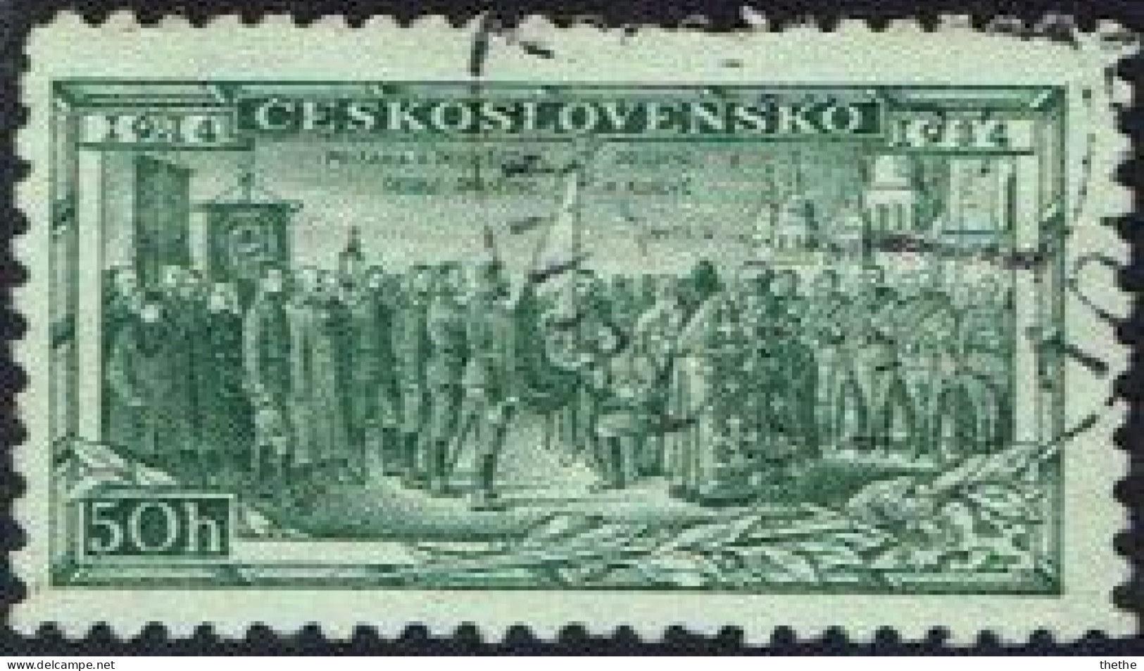 TCHECOSLOVAQUIE -   Consécration Du Drapeau De La Légion à Kiev - Used Stamps