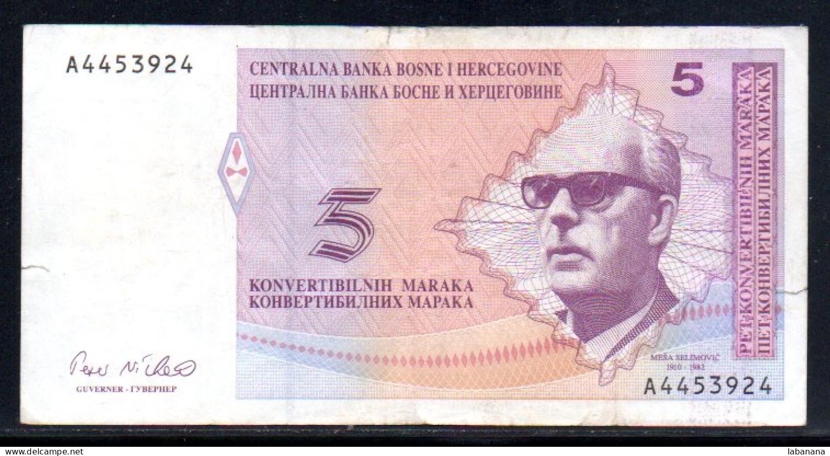 509-Bosnie-Herzegovine 5 Convertible Maraka 1998 A445 - Bosnien-Herzegowina