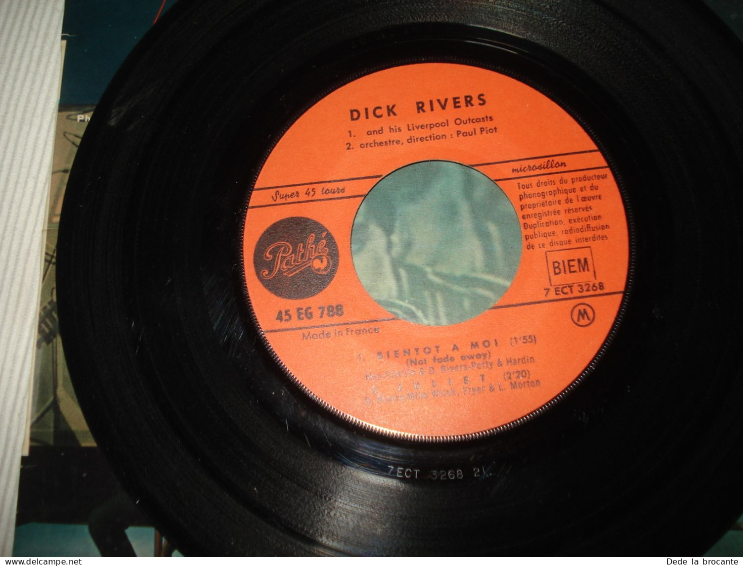 B13 / Dick Rivers – Bientôt A Moi - EP – 	Pathé – EG 788 - Fr 1964  VG+/EX - Speciale Formaten