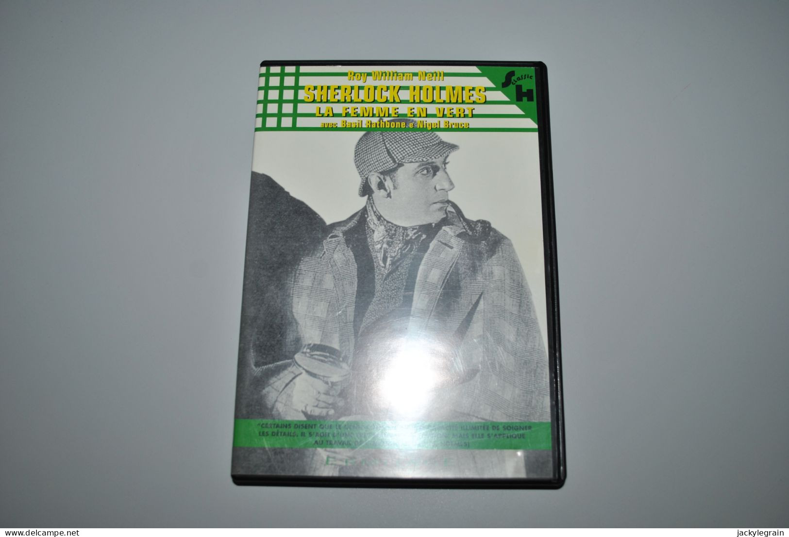 DVD "Femme En Vert"/Sherlock Holmes VO Anglais/ST Français Comme Neuf Vente En Belgique Uniquement Envoi Bpost 3 € - Krimis & Thriller