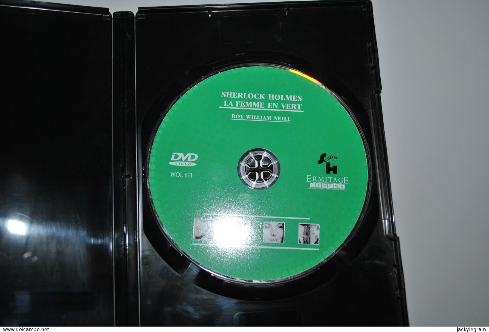 DVD "Femme En Vert"/Sherlock Holmes VO Anglais/ST Français Comme Neuf Vente En Belgique Uniquement Envoi Bpost 3 € - Policíacos