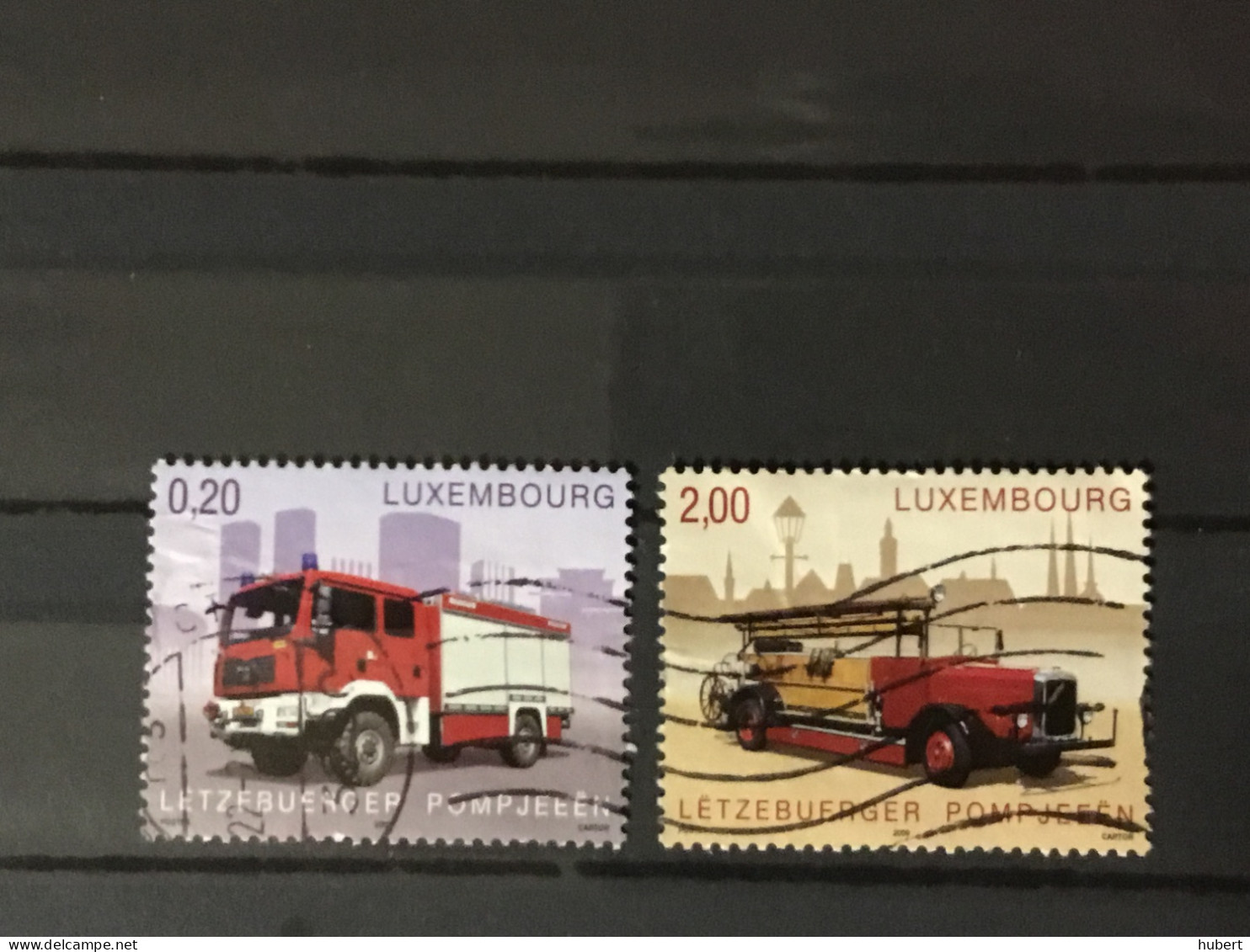 Luxembourg Oblitéré De 2009 Camions De Pompiers - Used Stamps