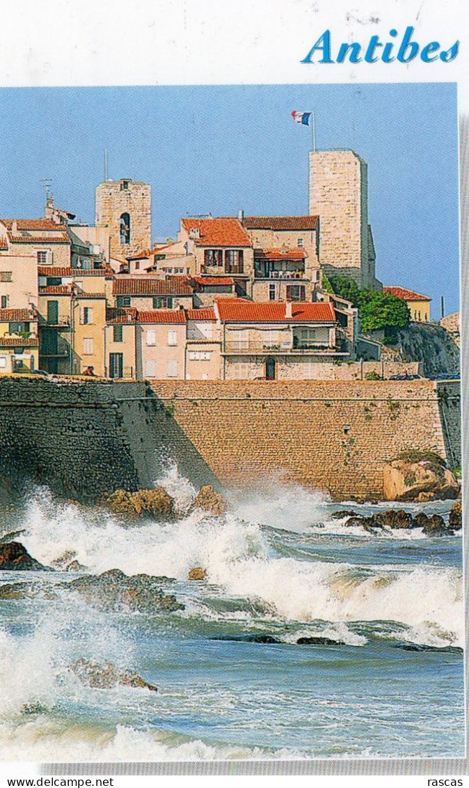 CPM - J - ALPES MARITIMES - ANTIBES - GROSSE MER SUR LES REMPARTS - Antibes - Les Remparts