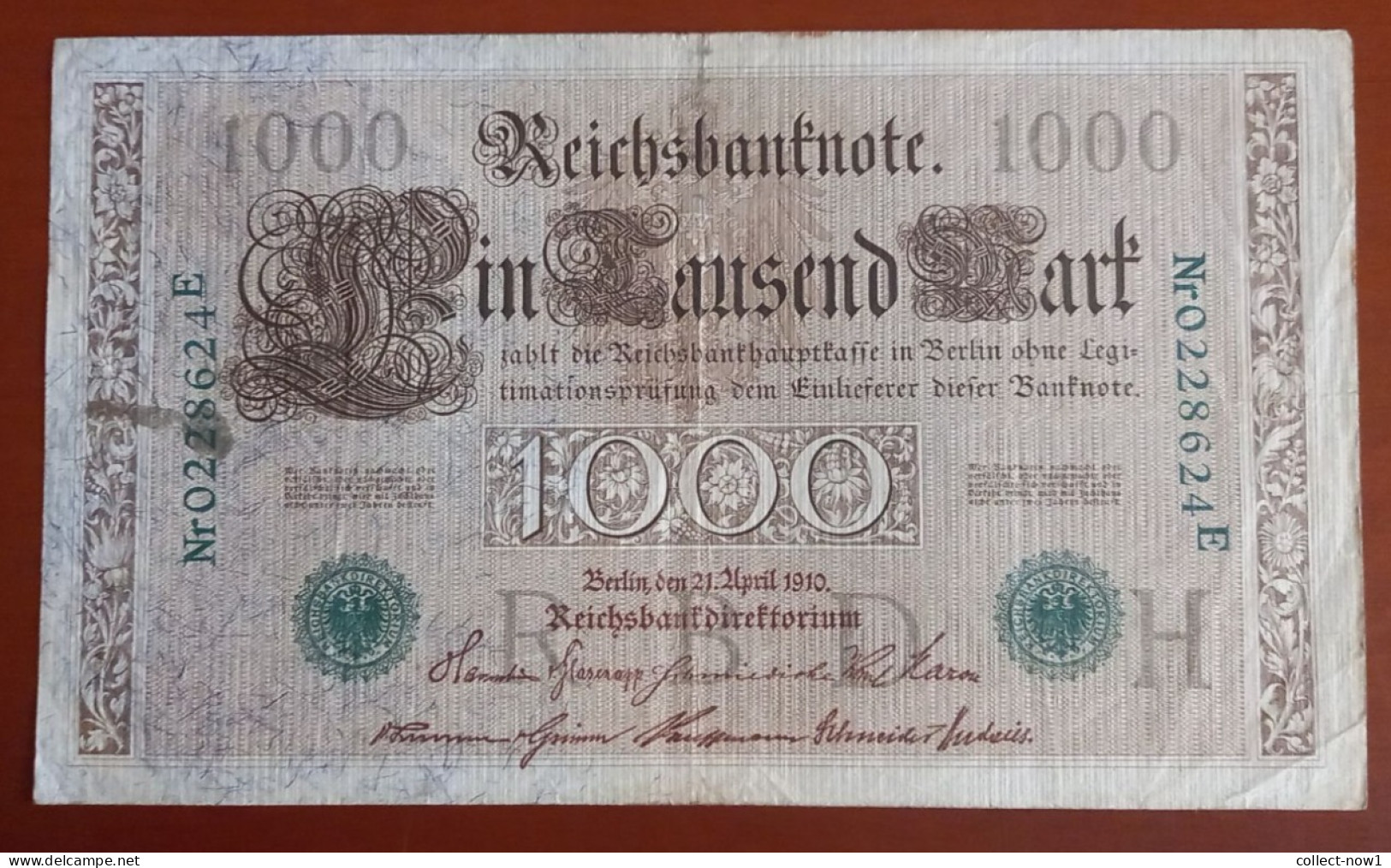 #1   ALLEMAGNE - DEUTSCHE REICH 1000 MARK  - 1910 - 1000 Mark