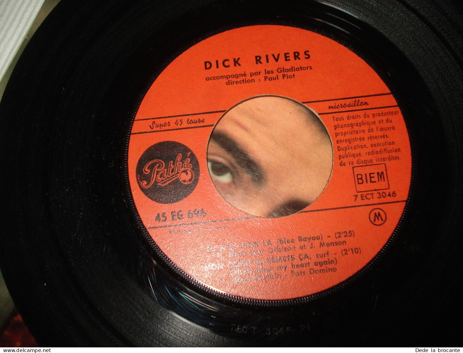 B13 / Dick Rivers – Tu N'es Plus Là - EP -  Pathé – EG 696 - Fr 1963  VG+/VG+ - Formats Spéciaux