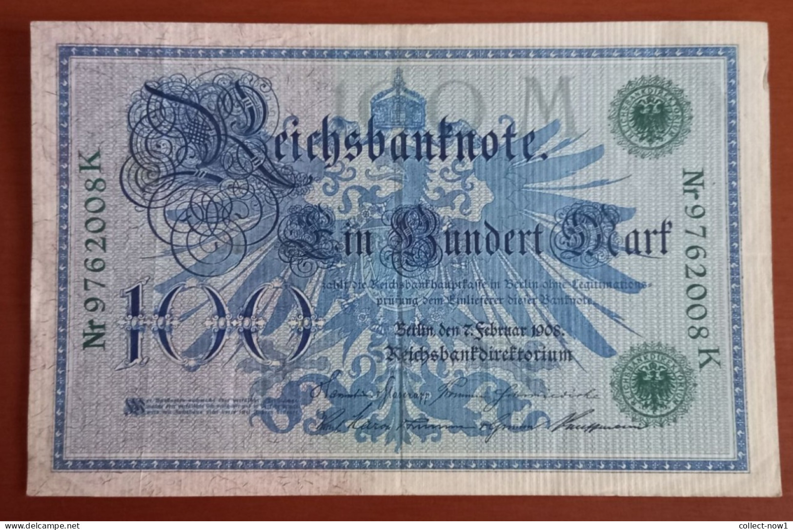 #1   ALLEMAGNE - DEUTSCHE REICH 100 MARK  - 1908 - 100 Mark