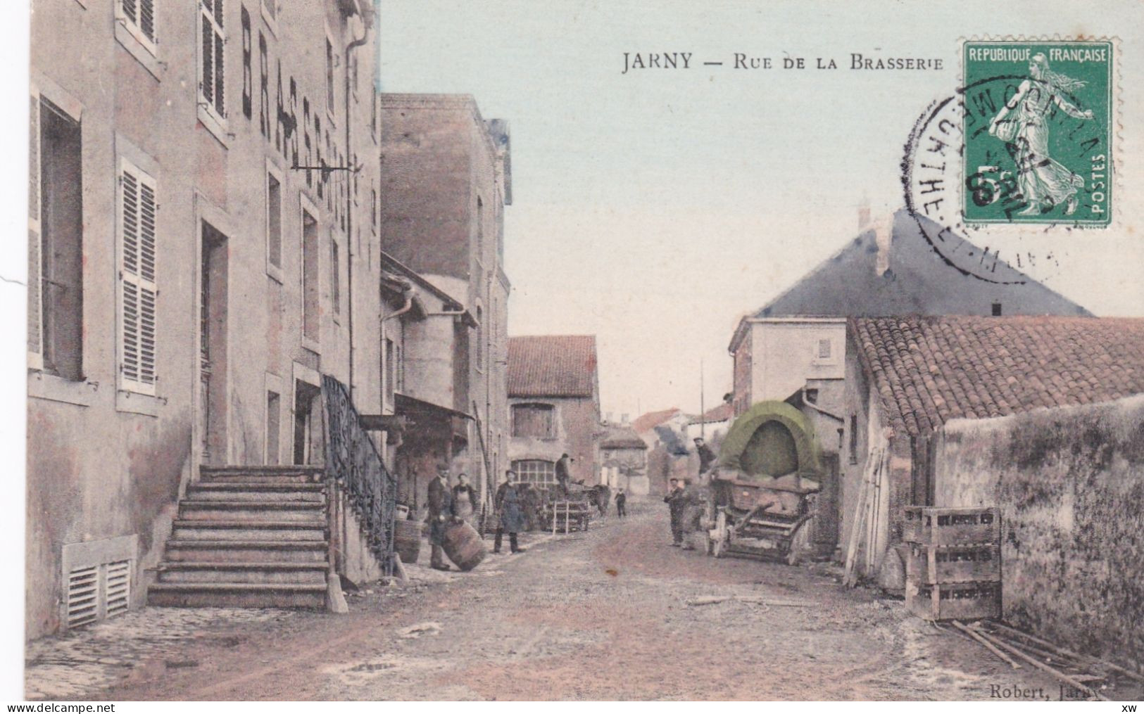 JARNY -54- Rue De La Brasserie - Animation - A17836/37 - Jarny