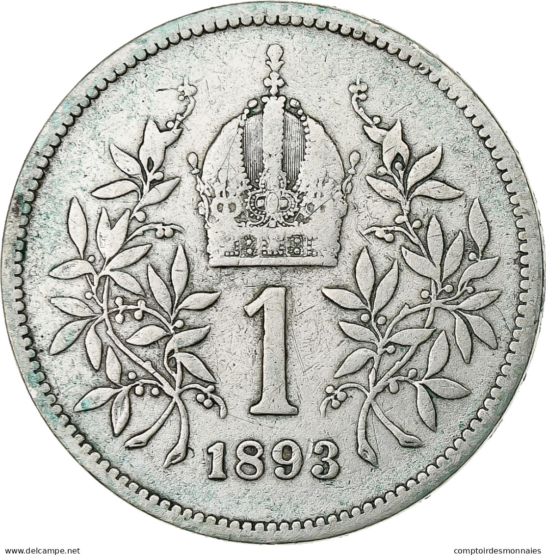 Autriche, Franz Joseph I, Corona, 1893, Argent, TB+, KM:2804 - Autriche