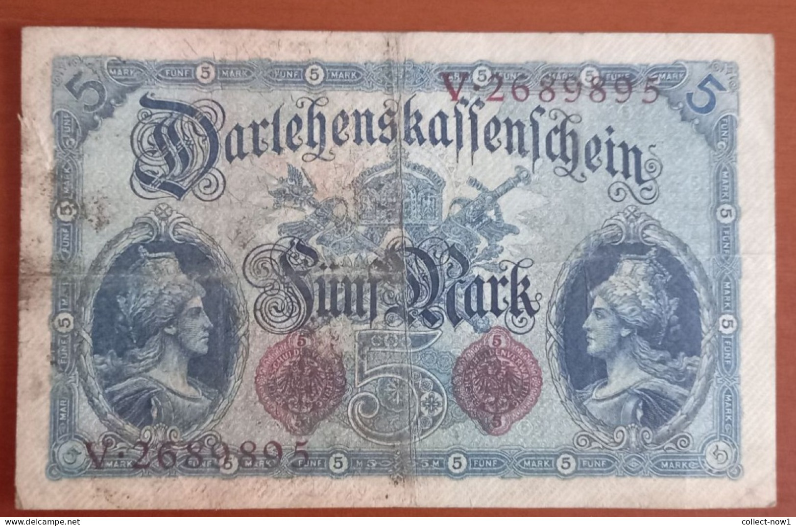 #1   ALLEMAGNE - DEUTSCHE REICH 5 MARK  - 1914 - 1000 Mark