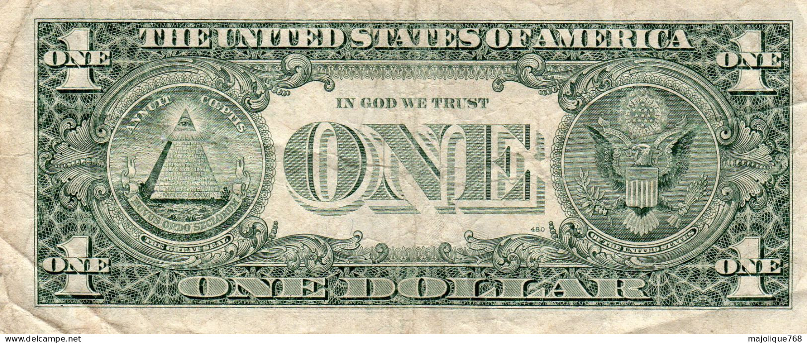 2 Billets Des Etats-Unis  Billet De 1 Dollar Année 1988 A "B  Et Dollar Année 1985 - Sets & Sammlungen